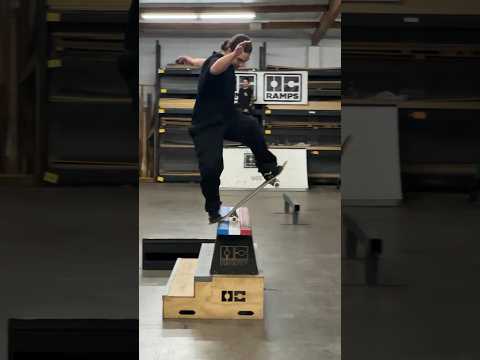 Warehouse fun with the wedge ramp and butter bench‼️👍🏽 Check out our website at www.ocramps.com