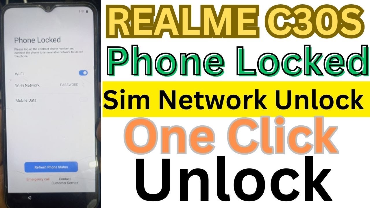 Realme C30S RMX3690 Sim Network Unlock One Click Unlock Realme C30S RMX3690 Sim Network Unlock One Click Unlock