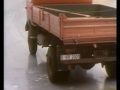 Old Mercedes trucks at the factory field test('60s-'80s)