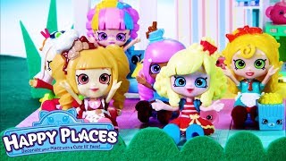 Shopkins | Happy Places The Lil' Shoppies of Happyville - Christmas Party | Cartoons for Children