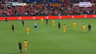 Hans Hateboer Spielt Charmanten Ball, Niederlande-Wales, Uefa Nations League 2022