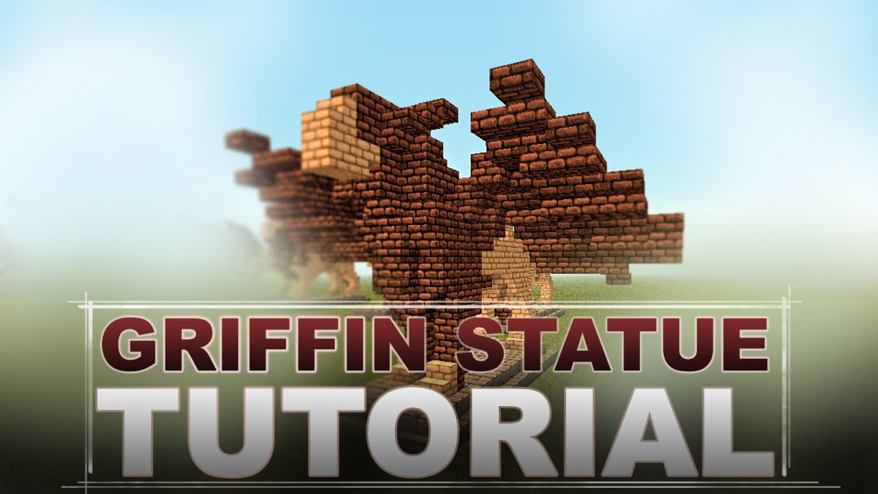 Minecraft Tutorial: Griffin Statue - YouTube
