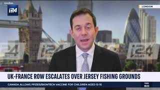 British Navy ships sent to Jersey as French vessels attempt blockade. Jonathan Sacerdoti reports.