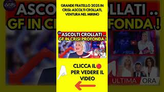 Grande Fratello 2025 In Crisi Ascolti Crollati, Ventura Nel Mirino