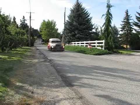 slideshow and video of my 53 chevy suburban rat rod It has mustang II 