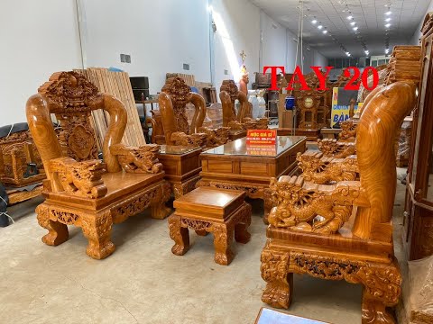 Bộ Bàn Ghế Gỗ Gõ Đỏ 10 Món Hàng Khủng Giao Khách Đặt