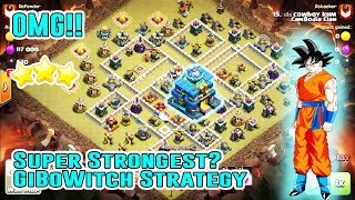 OMG!! SUPER STRONGEST ATTACK GIBOWITCH DESTROY TH12 3-STAR ( Easy Strategy in Clash of Clans )