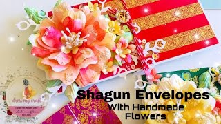 How to Make Money Envelopes | Dress My Craft | DIY- Paper Flowers | Ruchi’s Crafeteria