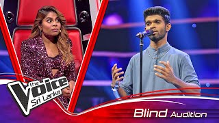 Tharaka Siyambalapitiya | Can't Help Falling In Love | Blind Auditions | The Voice Sri Lanka