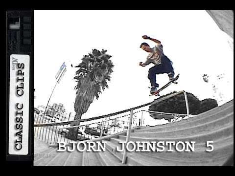 Bjorn Johnston Skateboarding Classic Clip #236 Part 5