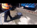 Video Hydromat Trailer mounted pressure cleaner water blaster ep2