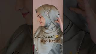 Eid Special Hijab Tutorial | New Hijab Style #hijabstyle #hijabtutorial #eidspec