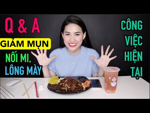 Q & A Làm đẹp: Làm lông mày ở đâu? Nối mi? Trị Mụn? Công việc hiện nay? | ĂN TRƯA CÙNG LINH
