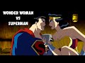 Superman VS Wonder Woman | Justice League New Frontier