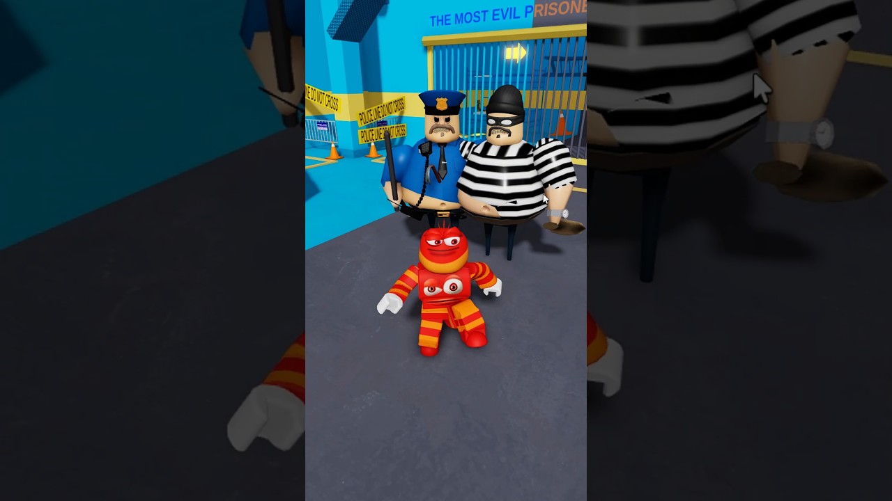 Oi Oi Oi Red Larva escape POLICE BARRY VS THIEF BARRY’S Oi Oi Oi Red Larva escape POLICE BARRY VS THIEF BARRY’S