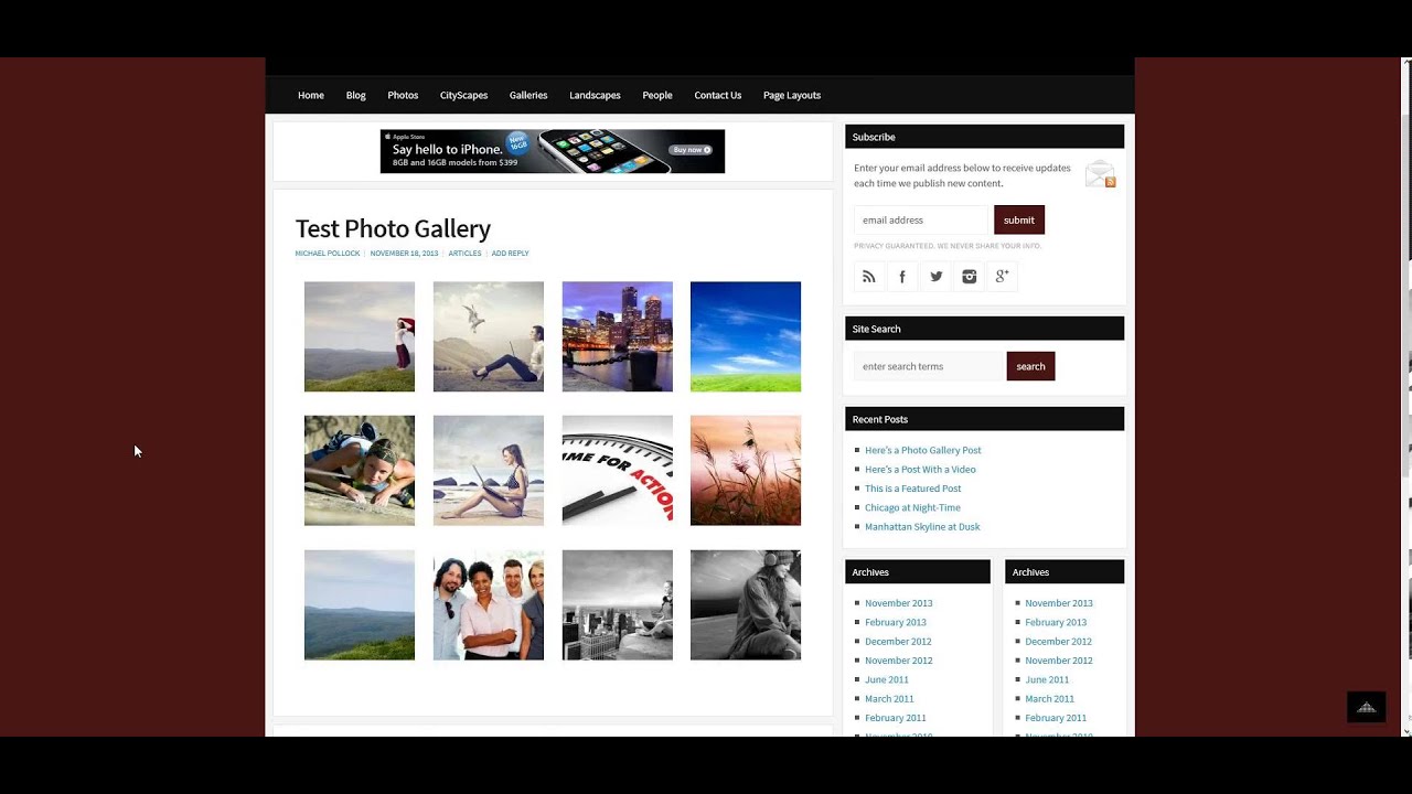 Add lightbox to wordpress gallery Add lightbox to wordpress gallery