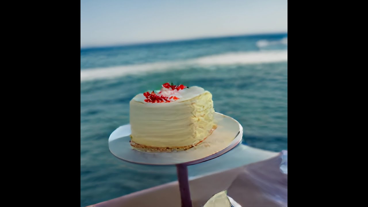 Cake the ocean