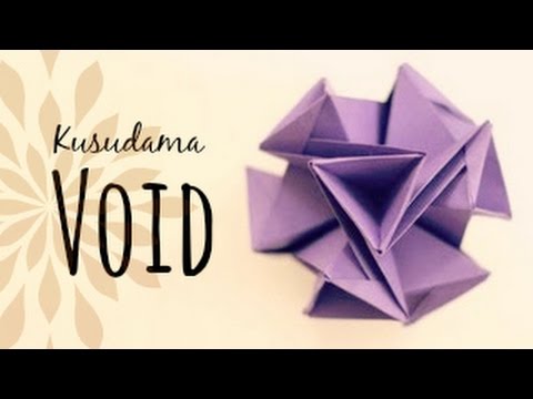 a Void Visto (Origami  Kusudama Mins to void  origami 05:32 How   67162 Ball) kusudama make