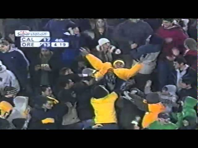 Oregon TE Tim Day 31 yard touchdown catch vs. Cal 11-08-2003