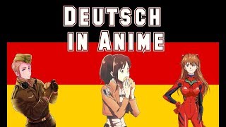 Deutsche Sprache in Anime