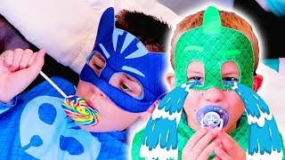 Pj Masks In Real Life Turning Into Babies Superheroes Live 247 Kids Video Full Episodes