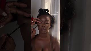Very Black Ghanaian Bride Makeup