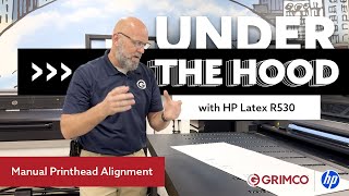 Comment Aligner Manuellement La Tête Dimpression Sur Une Imprimante Hp Latex R530 ? Comparer À L...