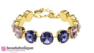 How To Use The Smart Setter To Make A Bracelet With Gita Settings For Swarovski Crystals