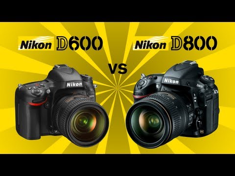 Nikon D600 v Nikon D800