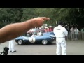 Goodwood Festival of Speed 2011 vintage race cars at start grid, including Sir Stirling Moss