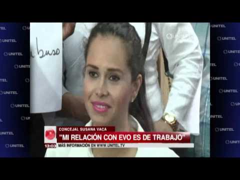 Susana Vaca: “Mi relación con Evo Morales es de trabajo”