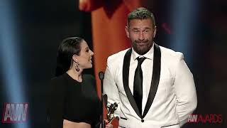 AVN Awards on   Congratulatoins to @angelawhite & @ManuelFerrerra