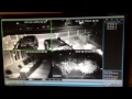 Surveillance Video - Cars Shake During American Canyon Quake