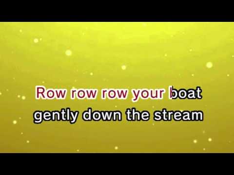 Row Row Row Your Boat - Nursery Rhymes (Karaoke and Lyric Version)