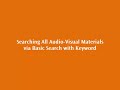 Mmis Guide Search Av Materials Mmis Guide Search Av Materials