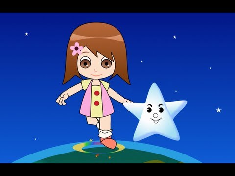 Twinkle Twinkle Little Star with Lyrics - Kids Songs Nursery...