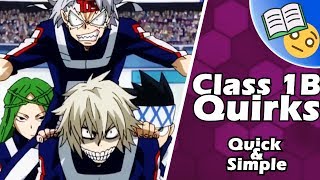 The Quirks of Class 1B For Your Reference