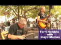 Santa Fe Bandstand August 13 2012 Terri Hendrix with Lloyd Maines