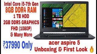 Acer Aspire 5 #A515-51G Laptop Unboxing & First Look | Best Laptop Under #40000 | Tech To U | HINDI