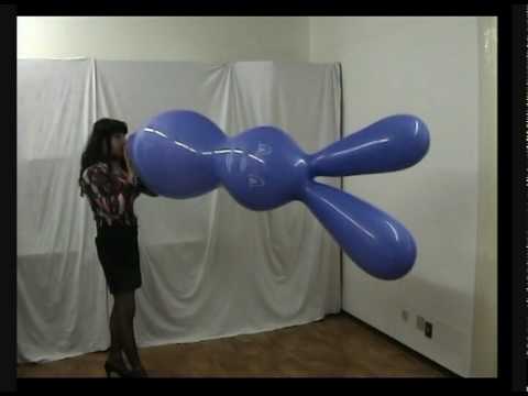 Balloon pop striptease fan image