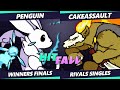 Hitfall 2023 Winners Finals - CakeAssault (Forsburn) Vs. Penguin (Ori) Rivals of Aether - RoA