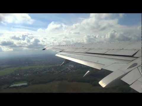 Transaero Flight 0005 take off from Moscow to St.Petersburg, Russia Part 2 of 2