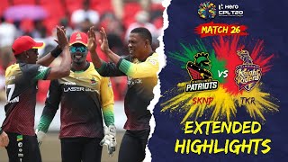 Extended Highlights | Trinbago Knight Riders vs St Kitts and Nevis Patriots | CPL 2022