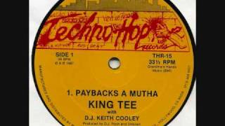 Watch King Tee Paybacks A Mutha video