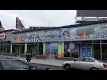 City Signs Coney Island Arcade Custom Printed SolaRay Sequin Building Wall Wrap