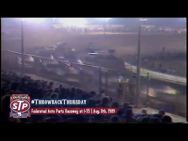 #ThrowbackThursday: World of Outlaws Sprint Car 1989 Federated Auto Parts Raceway at I-55