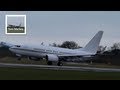 Rare Royal Jet B737 700 BBJ at Manchester Airport
