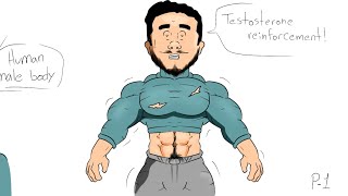 Muscle Growth Alien Muscle Growth Comics Testosterone Muscle