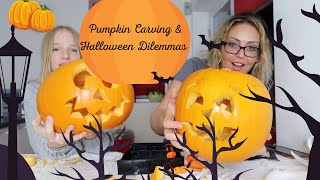 PUMPKIN CARVING + HALLOWEEN DILEMMAS - Tanya Louise