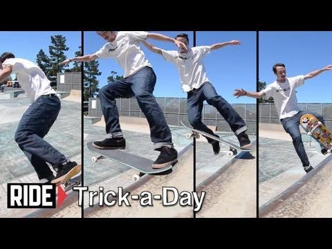 How-To No Comply Tailslide With Caswell Berry - Trick-a-Day